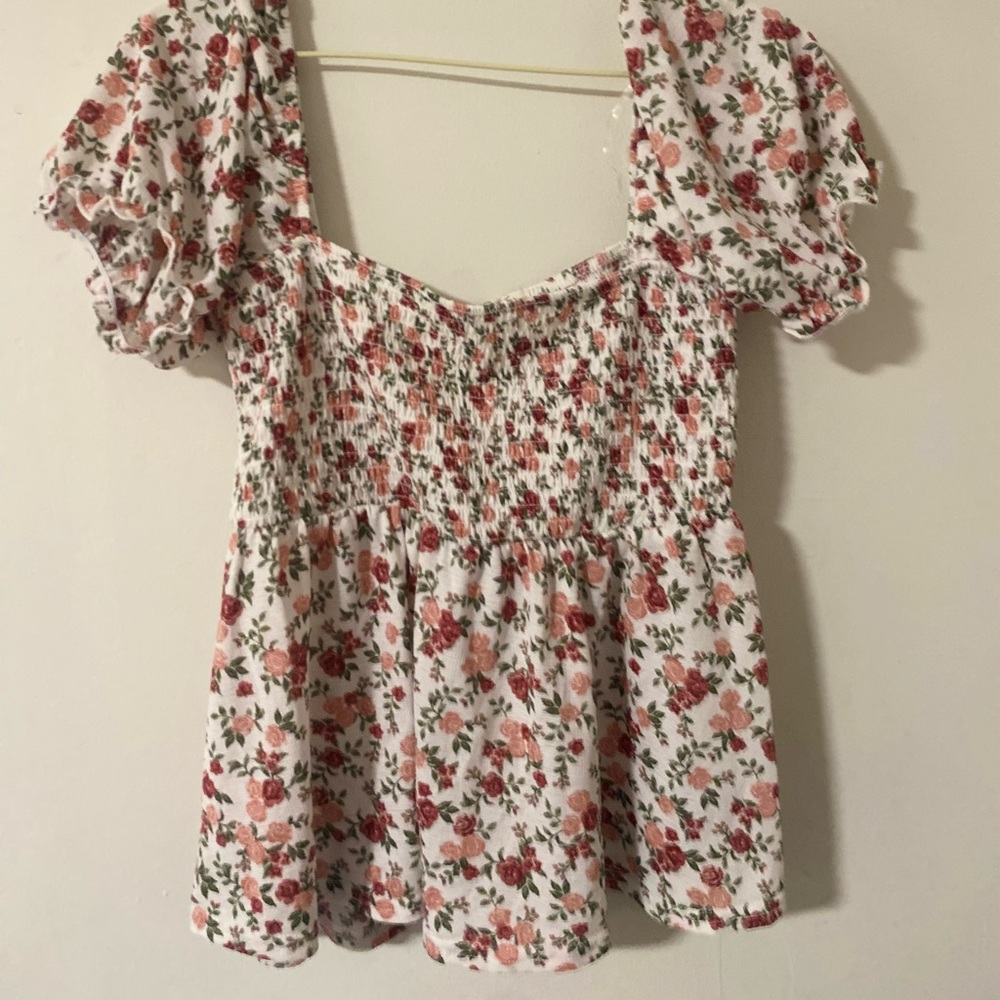 floral dressy top